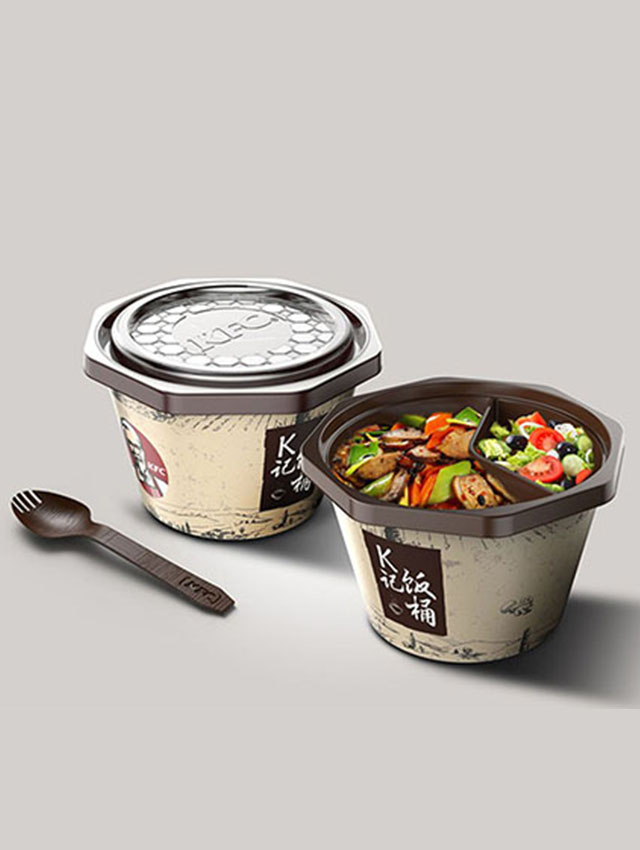 肯德基K记饭桶包装设计