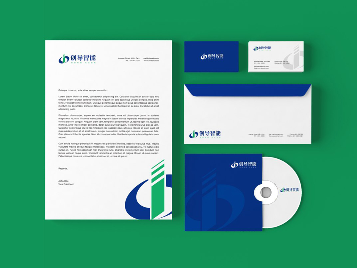 创导智能LOGO+VI