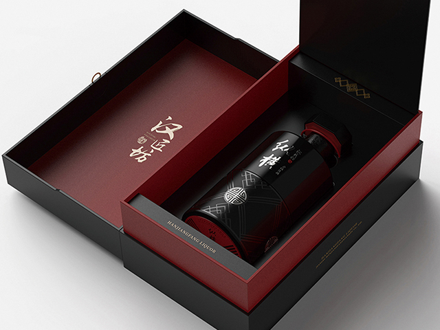 汉匠坊纵横酒包装设计