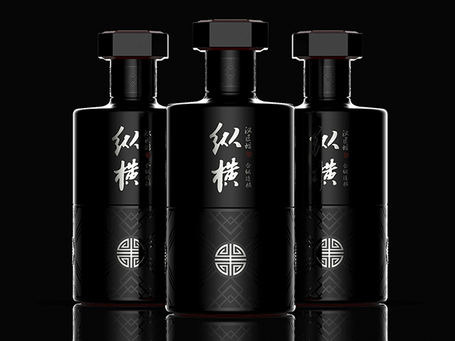 汉匠坊纵横酒包装设计