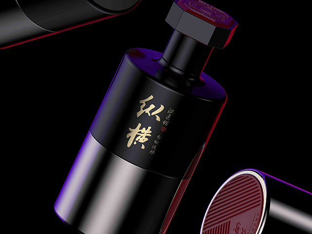 汉匠坊纵横酒包装设计