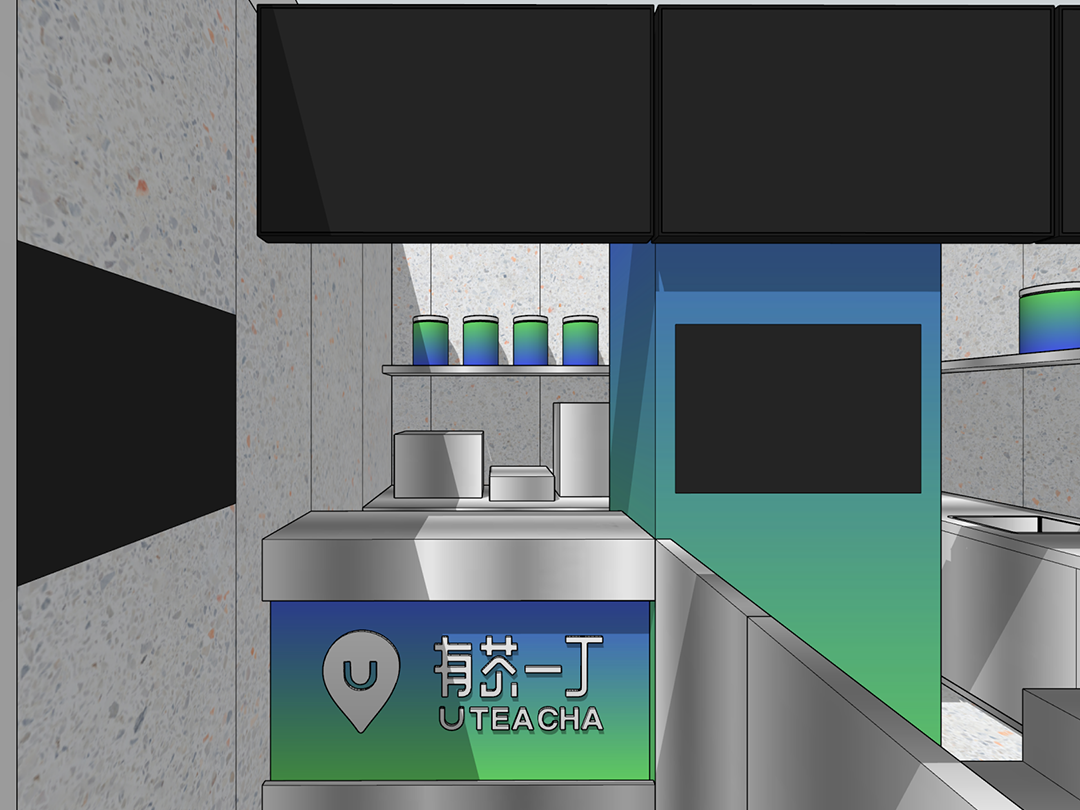 UTEACHA奶茶宝山店SI设计